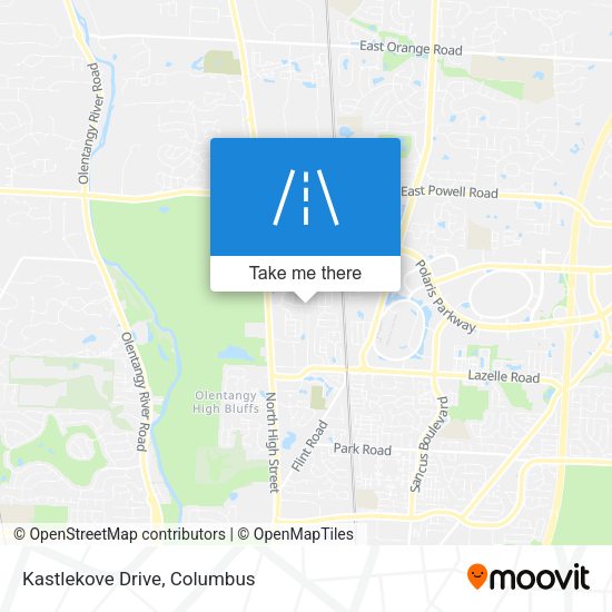Mapa de Kastlekove Drive