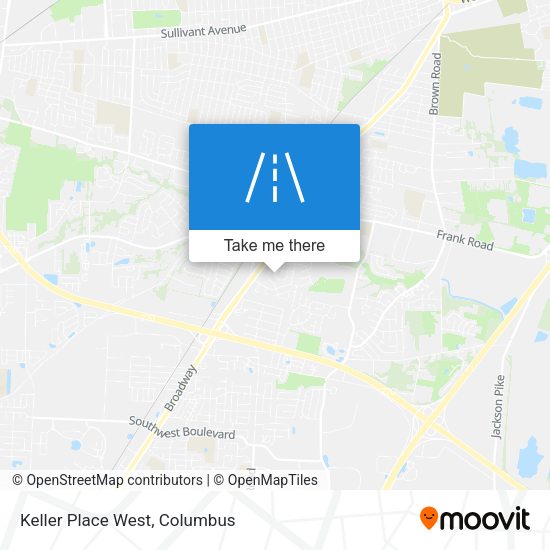 Keller Place West map