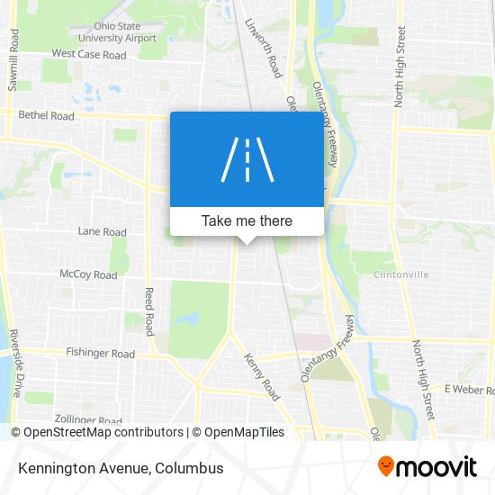 Mapa de Kennington Avenue