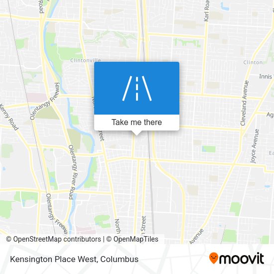 Mapa de Kensington Place West