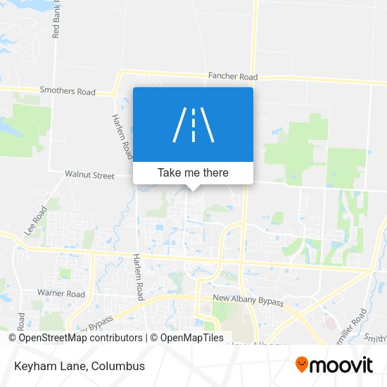 Mapa de Keyham Lane