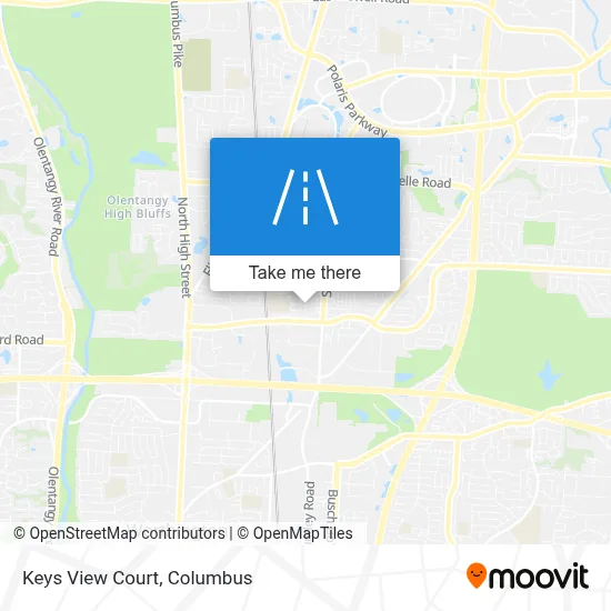 Keys View Court map