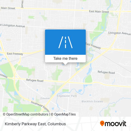 Mapa de Kimberly Parkway East