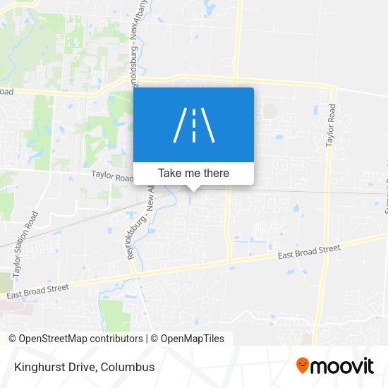 Mapa de Kinghurst Drive