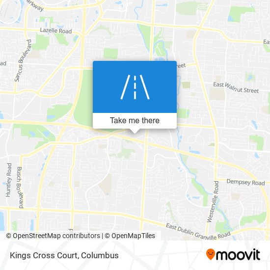 Mapa de Kings Cross Court