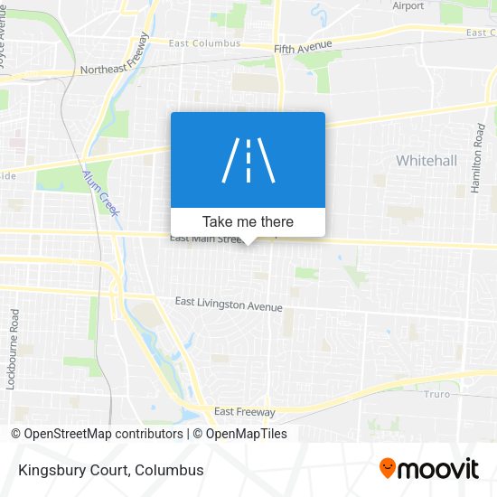 Mapa de Kingsbury Court