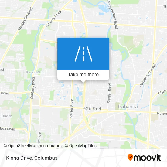 Kinna Drive map