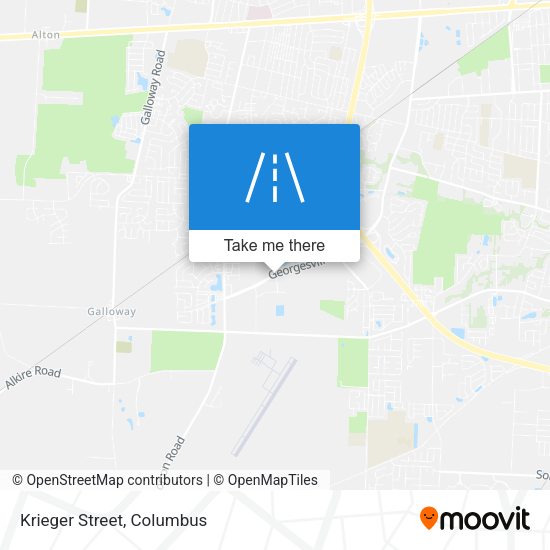 Mapa de Krieger Street