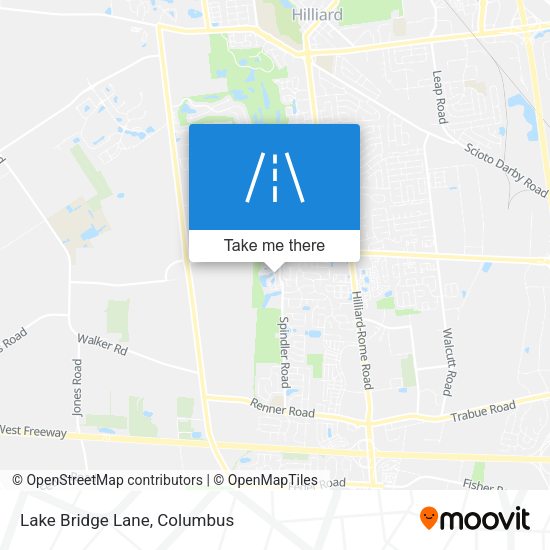 Mapa de Lake Bridge Lane