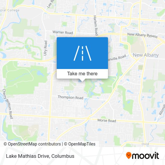 Lake Mathias Drive map