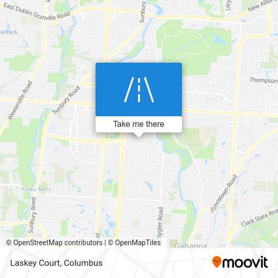 Mapa de Laskey Court