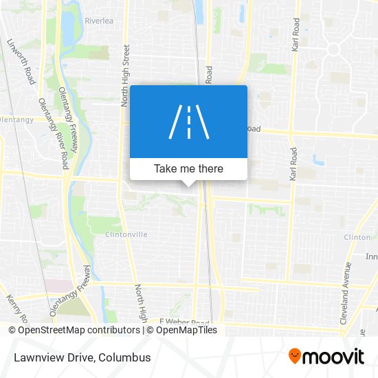 Lawnview Drive map