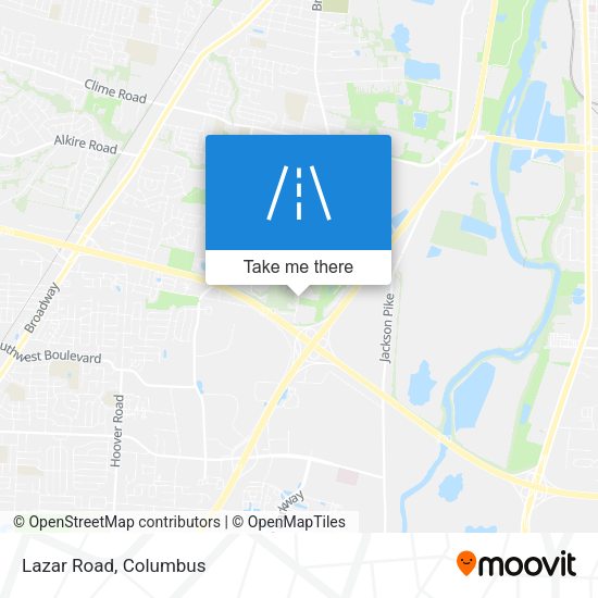 Mapa de Lazar Road