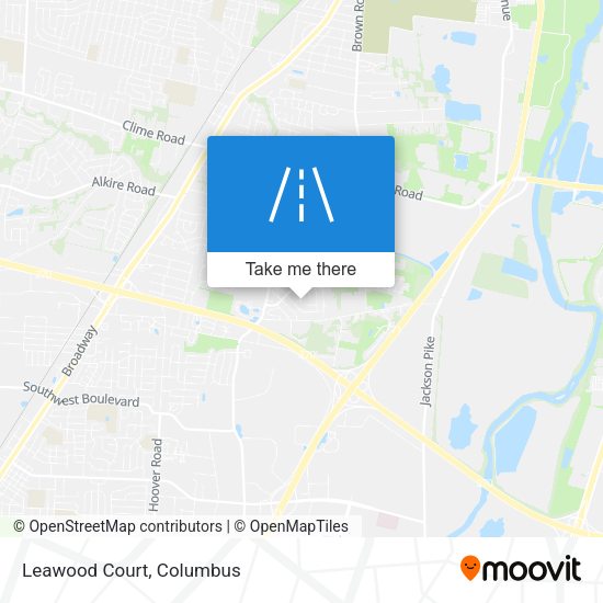 Mapa de Leawood Court