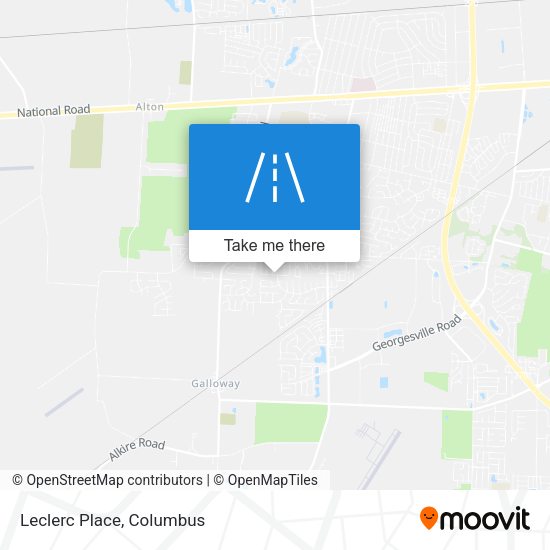 Mapa de Leclerc Place