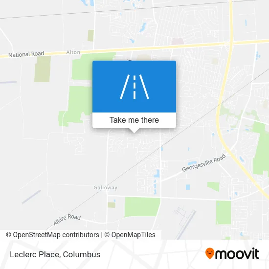 Leclerc Place map