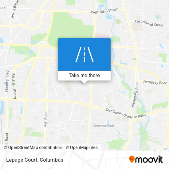 Lepage Court map