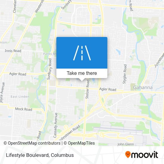 Lifestyle Boulevard map