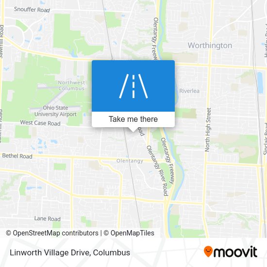 Mapa de Linworth Village Drive