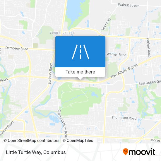 Mapa de Little Turtle Way