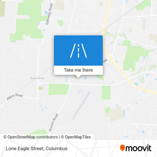 Mapa de Lone Eagle Street