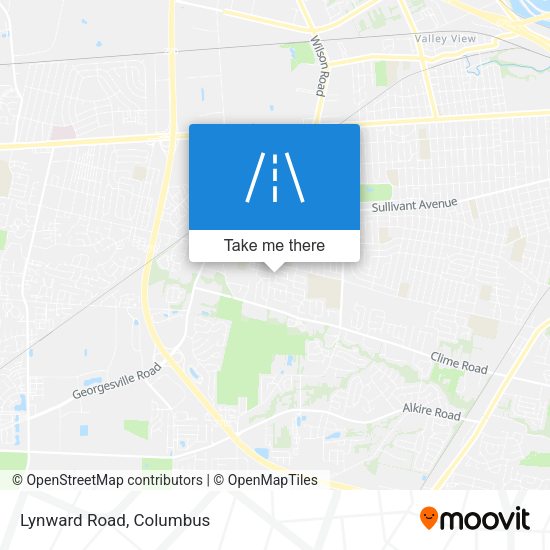 Mapa de Lynward Road