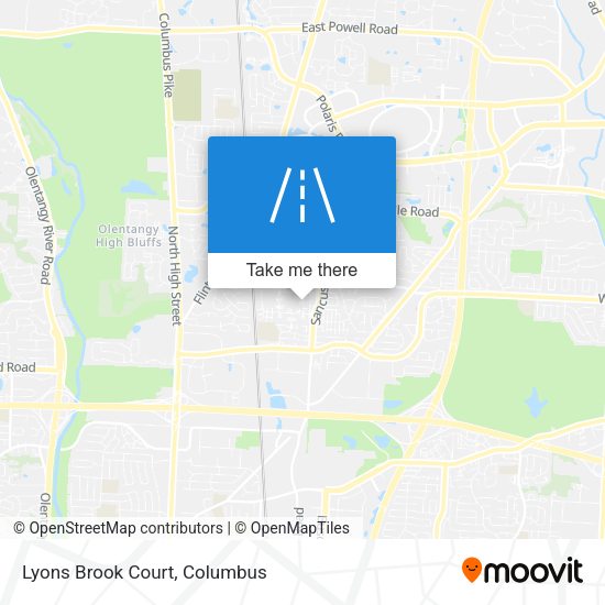 Mapa de Lyons Brook Court