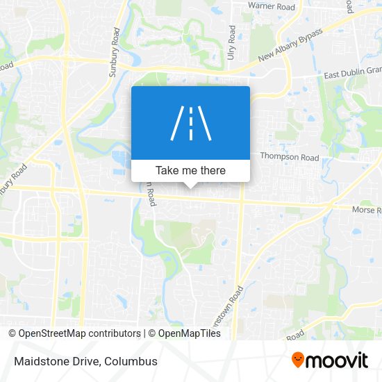 Mapa de Maidstone Drive