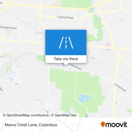 Mapa de Manor Crest Lane