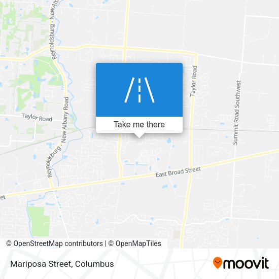 Mapa de Mariposa Street