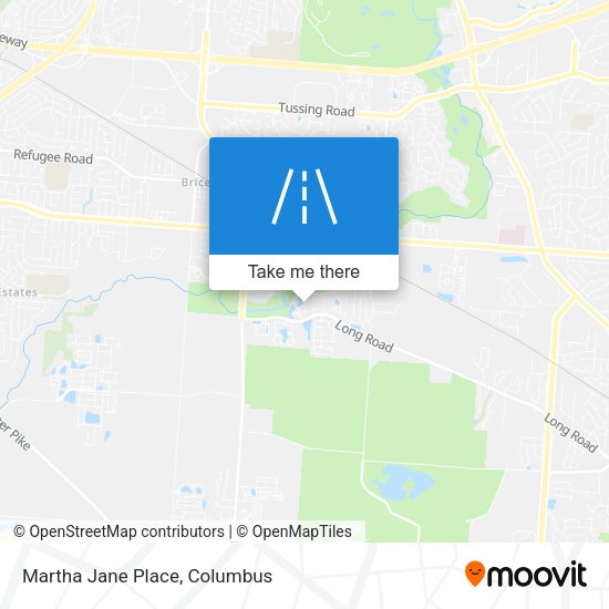 Martha Jane Place map