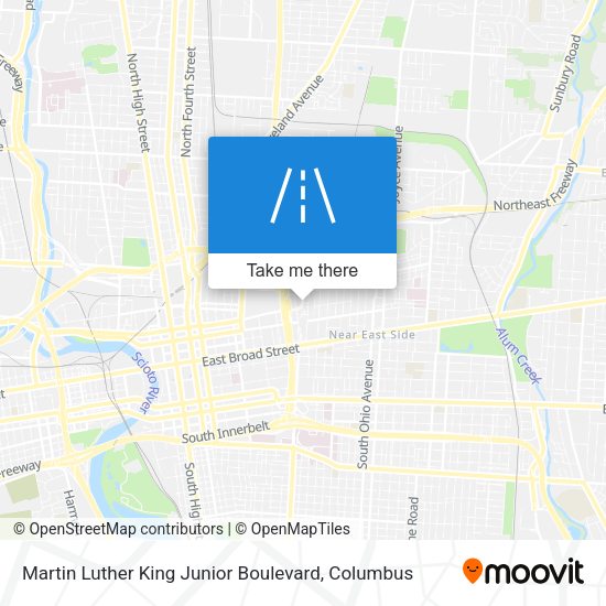 Mapa de Martin Luther King Junior Boulevard