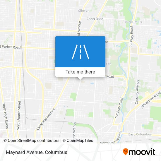 Maynard Avenue map