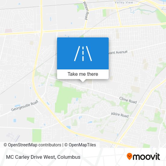Mapa de MC Carley Drive West
