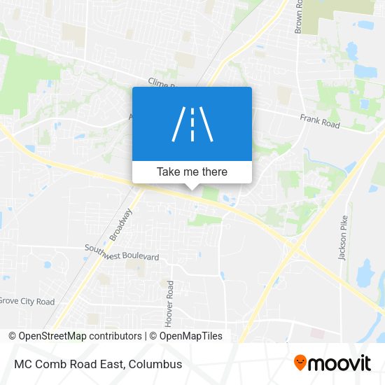 Mapa de MC Comb Road East