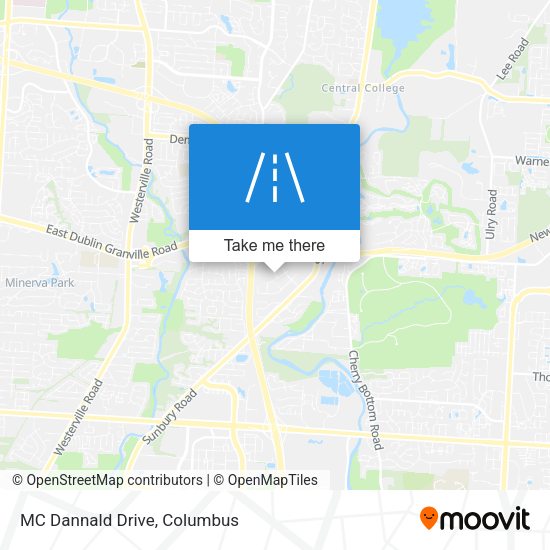 Mapa de MC Dannald Drive