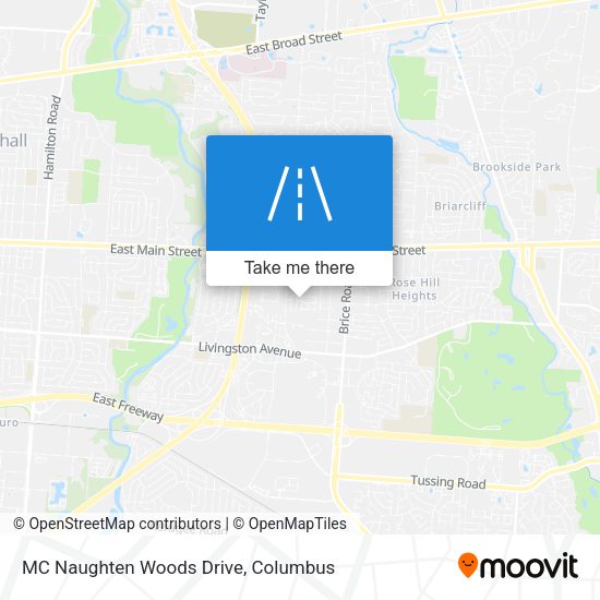 MC Naughten Woods Drive map