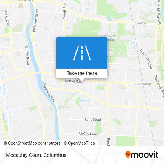 Mccauley Court map