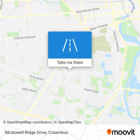 Mcdowell Ridge Drive map