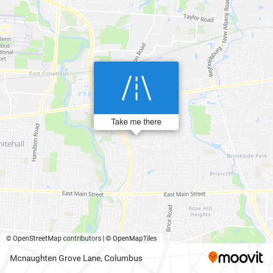 Mcnaughten Grove Lane map