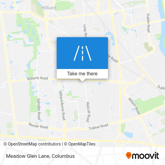 Mapa de Meadow Glen Lane