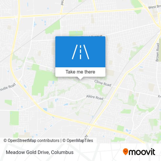 Meadow Gold Drive map