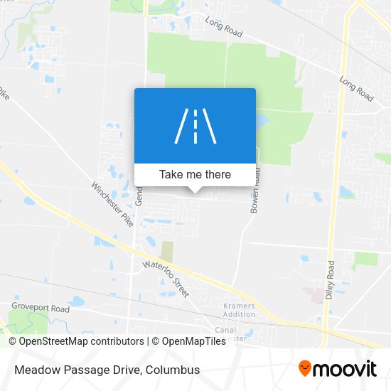 Meadow Passage Drive map