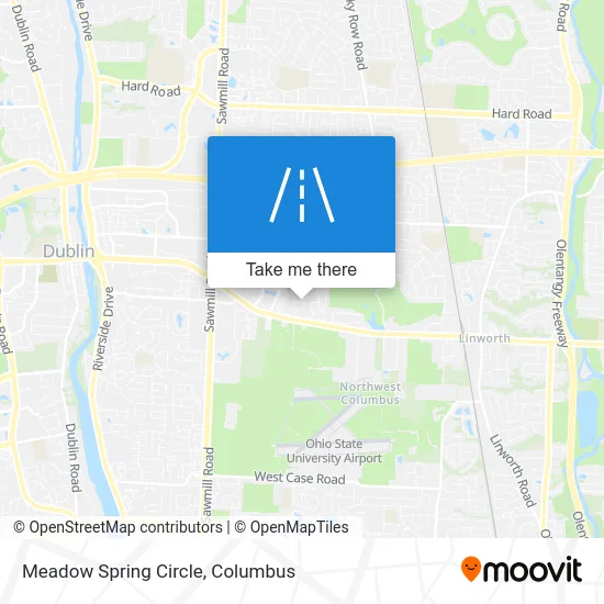 Meadow Spring Circle map