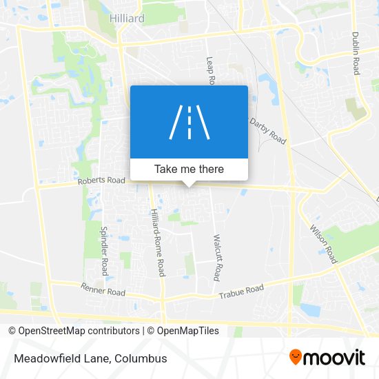 Mapa de Meadowfield Lane