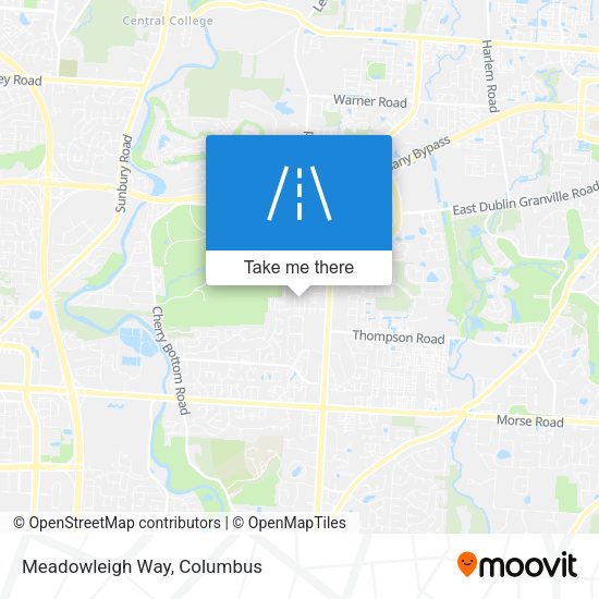 Meadowleigh Way map