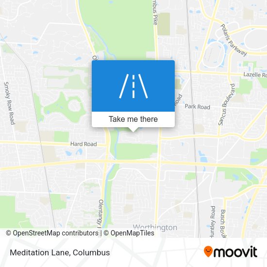 Mapa de Meditation Lane