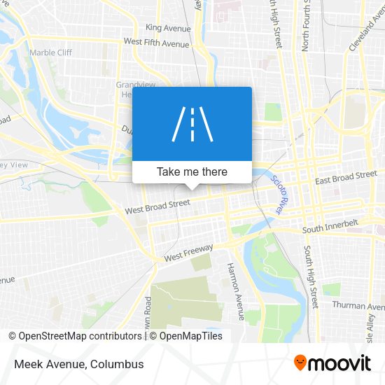 Mapa de Meek Avenue