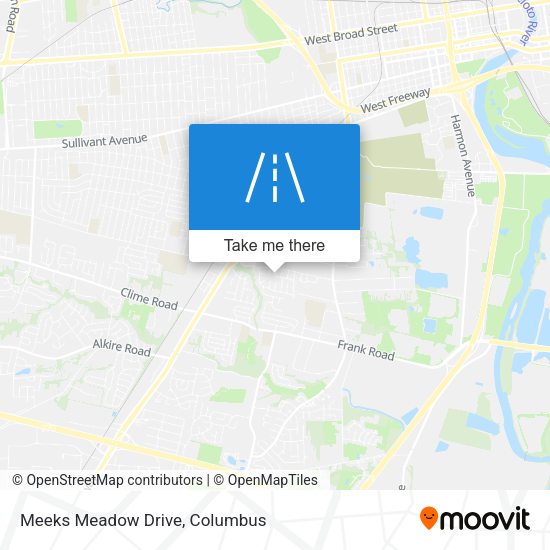 Meeks Meadow Drive map