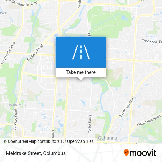 Mapa de Meldrake Street